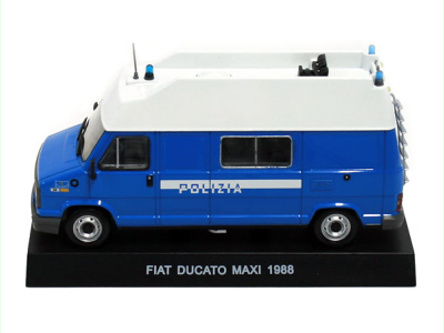 DeAgostini | M 1:43 | FIAT Ducato Maxi - Polizia (I) (1988)