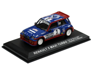 Altaya | M 1:43 | RENAULT 5 Maxi Turbo #3 - J.Ragnotti / P.Thimonier - Tour de Corse (1985)