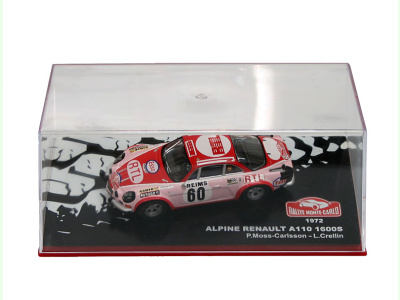 Altaya | M 1:43 | RENAULT Alpine A110 1600S #60 - P.Moss-Carlsson / L.Crellin - RMC (1972)