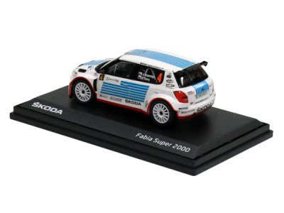 Abrex CZ | M 1:43 | ŠKODA Fabia S2000 ( facelift 2010 ) - #4  Kopecký / Starý - Valašská Rallye ( 2011 )