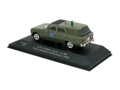 DeAgostini | M 1:43 | ALFA ROMEO Giulia 1600 SW - Polizia Stradale Infortunistica (1970)