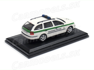 Carmodels SK/ Abrex CZ | M 1:43 | ŠKODA Octavia II. Combi - Vojenská Polícia SR (2004)