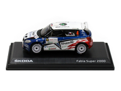 Abrex CZ | M 1:43 | Škoda Fabia S2000 - #4 Valoušek / Hrůza - Valašská Rally (2010)